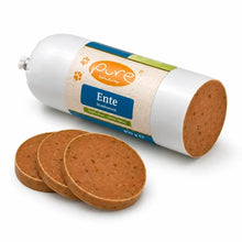 Lade das Bild in den Galerie-Viewer, Pure Hundewurst Ente 400g
