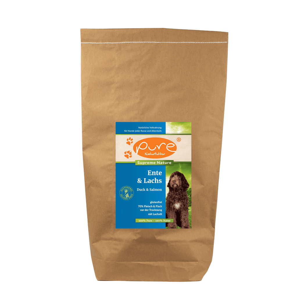Pure Naturfutter Supreme Ente & Lachs