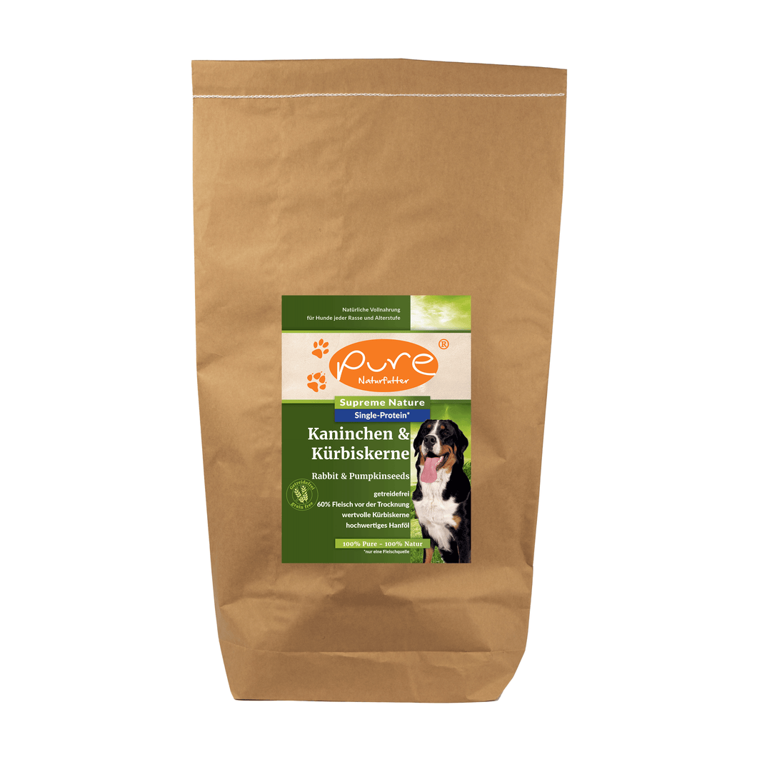 Pure Naturfutter Supreme Kaninchen & Kürbiskerne
