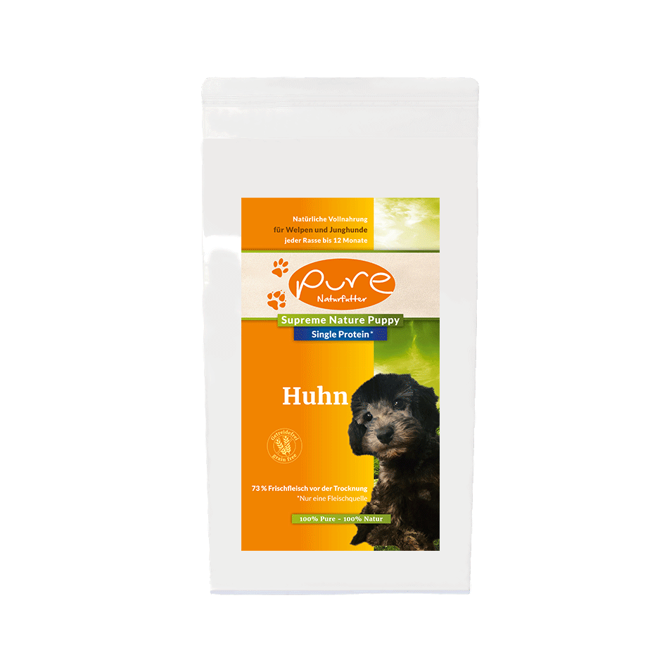 Pure Naturfutter Supreme Getreidefrei Welpen und Junghunde Huhn