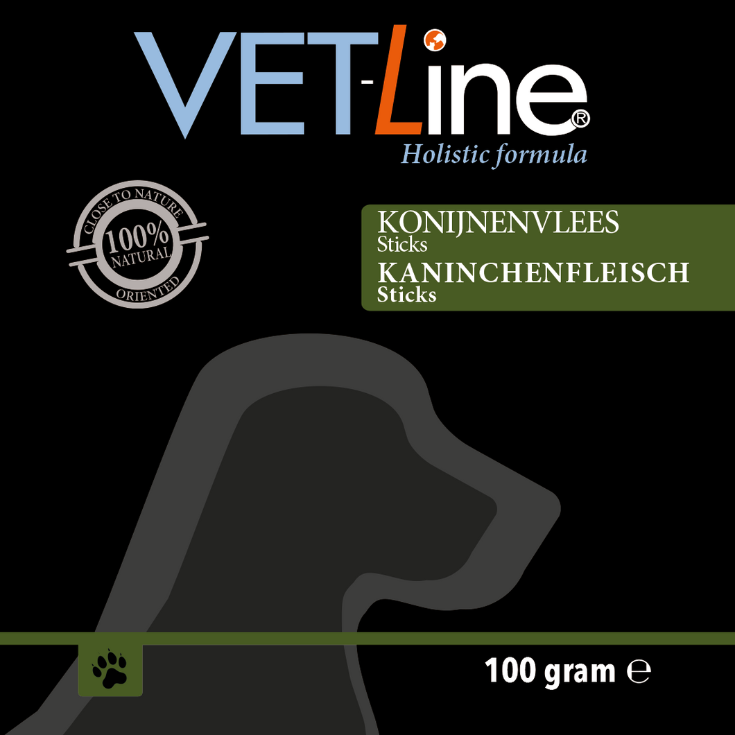 Vetline Kaninchenfleischsticks 100 Gramm