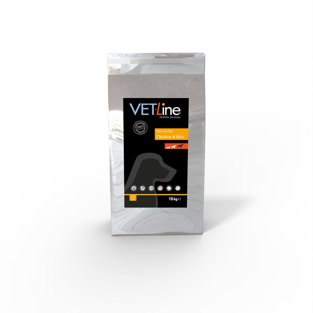 Vet-Line Dog Adult für große Rassen, reich Huhn & Reis